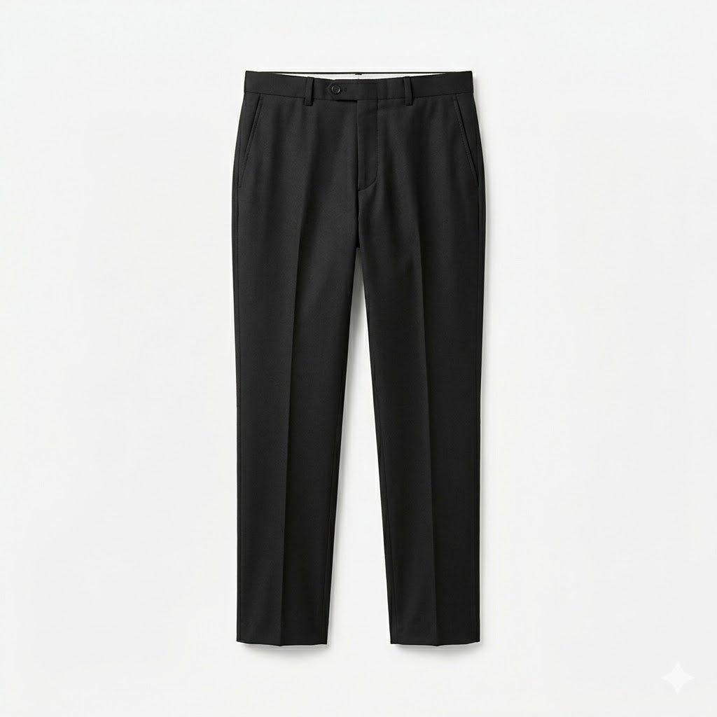 Men's Premium Tailored Trousers – Absolute Black