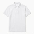 Premium Pique Cotton Polo – Crisp White