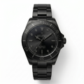 Men's Black Edition Stainless Steel Automatic Chronometer Watch