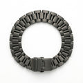 The Stealth Onyx Stainless Steel Link Bracelet
