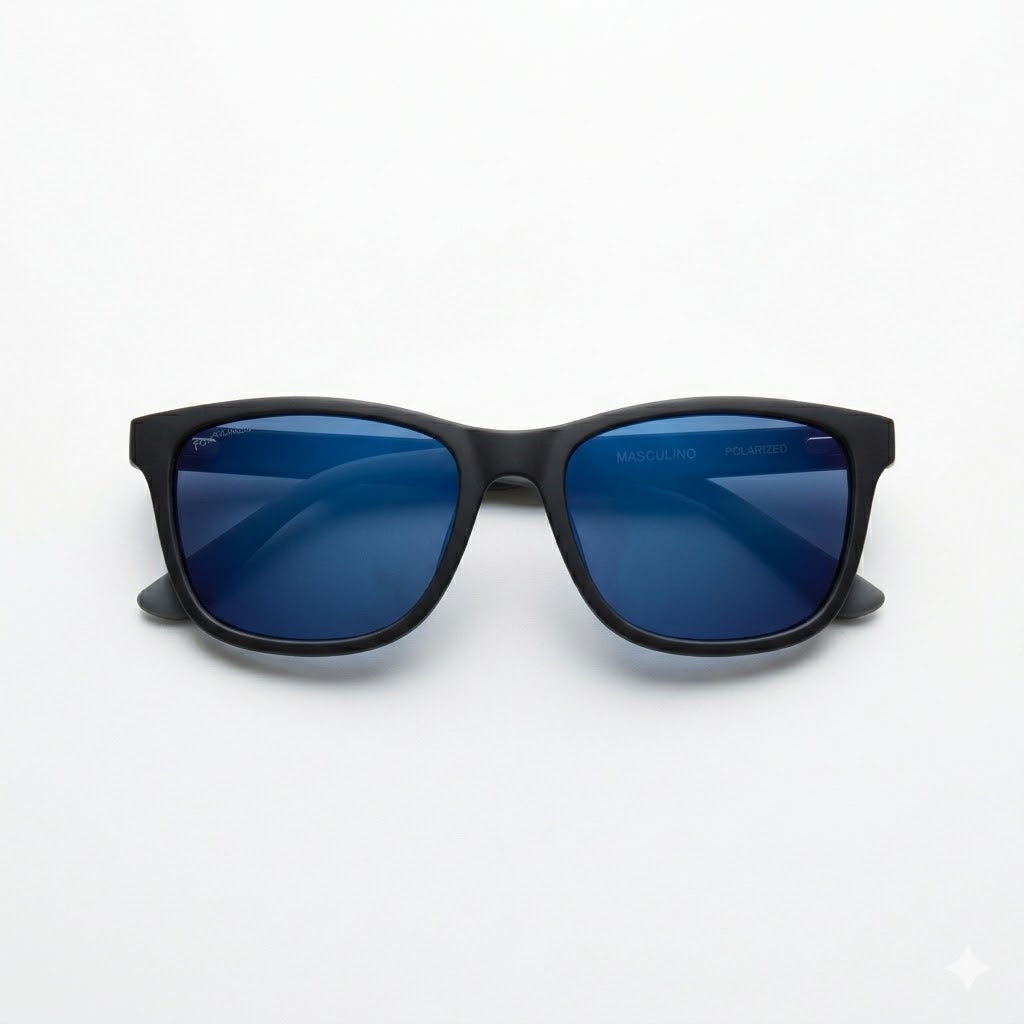 The Summit White Polarized Wayfarer Sunglasses